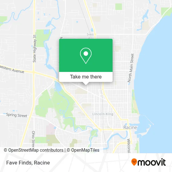 Fave Finds map