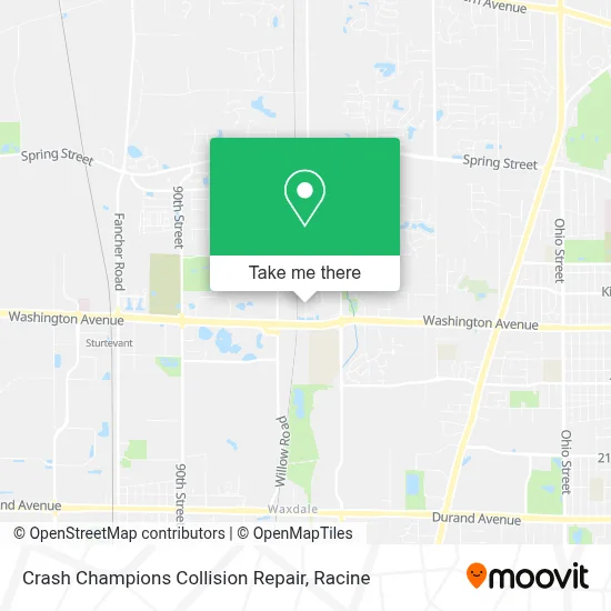 Crash Champions Collision Repair map