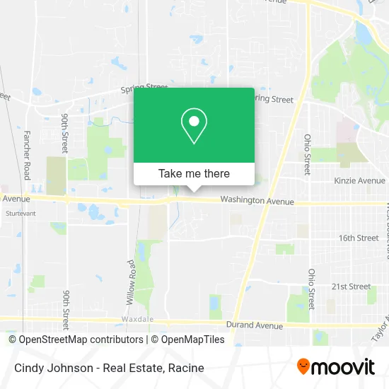 Cindy Johnson - Real Estate map