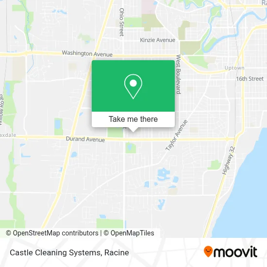 Castle Cleaning Systems map