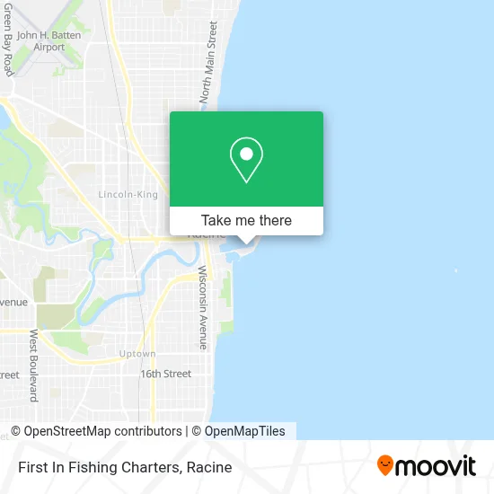 First In Fishing Charters map