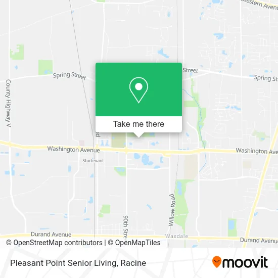 Pleasant Point Senior Living map
