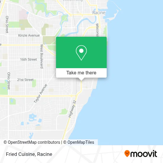Fried Cuisine map