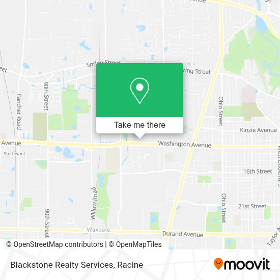 Blackstone Realty Services map