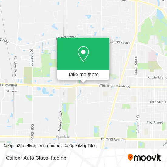Caliber Auto Glass map