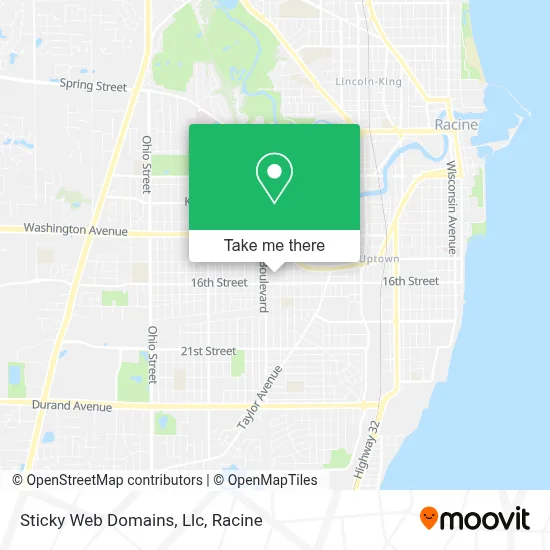 Sticky Web Domains, Llc map