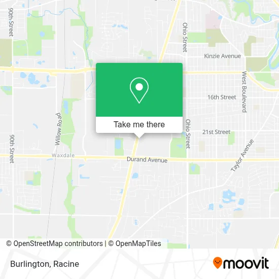 Burlington map