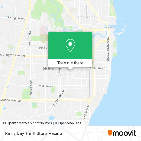 Rainy Day Thrift Store map