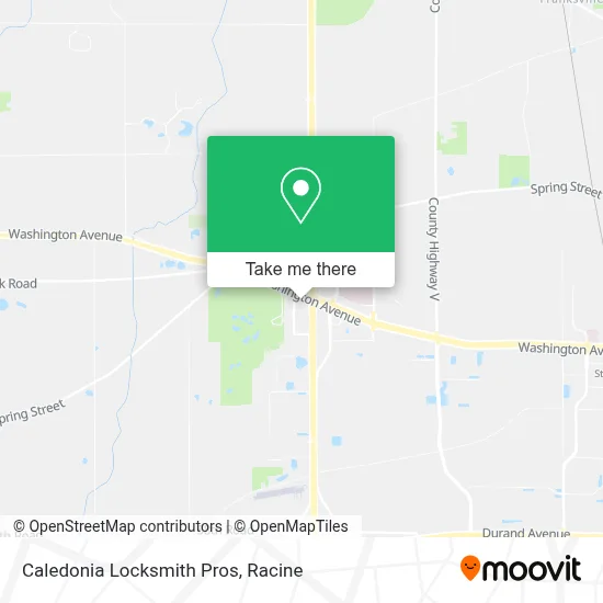 Caledonia Locksmith Pros map