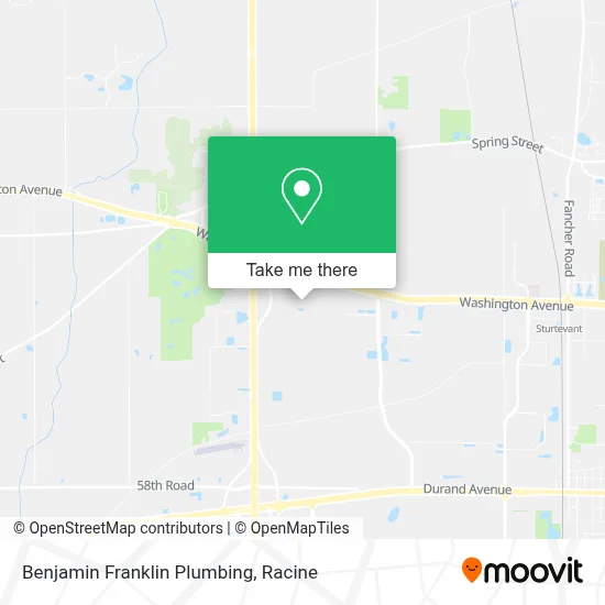 Benjamin Franklin Plumbing map