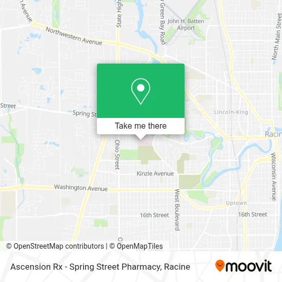 Ascension Rx - Spring Street Pharmacy map