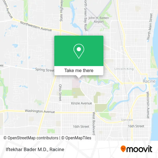 Iftekhar Bader M.D. map