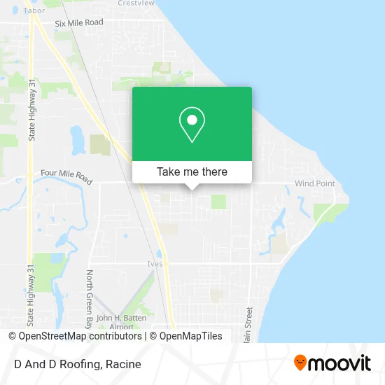 D And D Roofing map