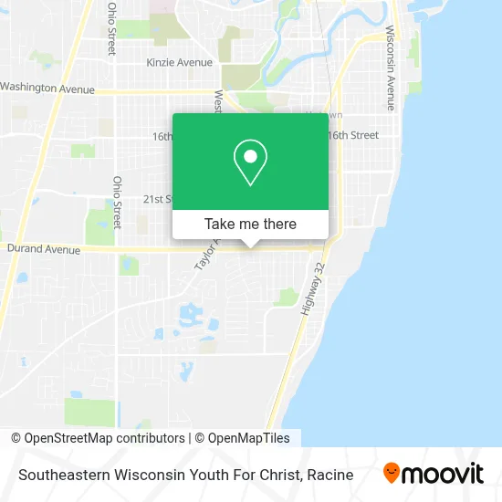 Southeastern Wisconsin Youth For Christ map