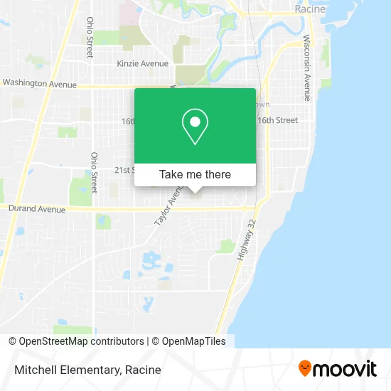Mitchell Elementary map