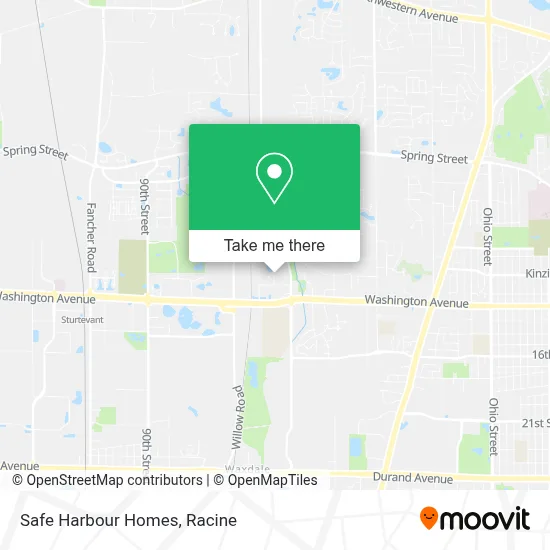 Safe Harbour Homes map
