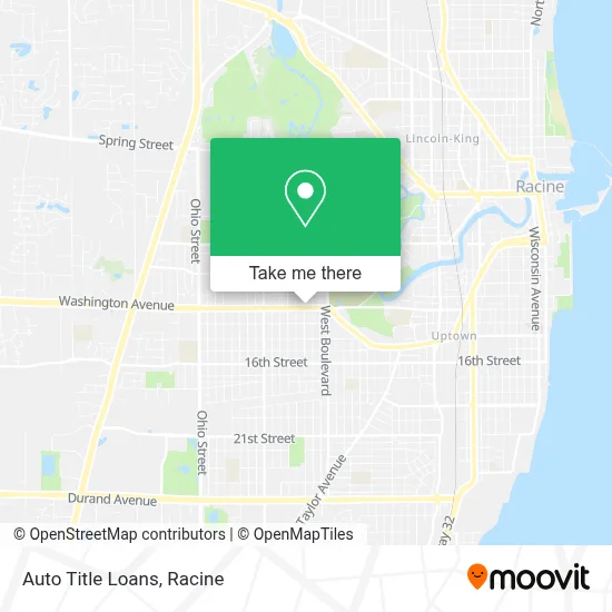 Auto Title Loans map