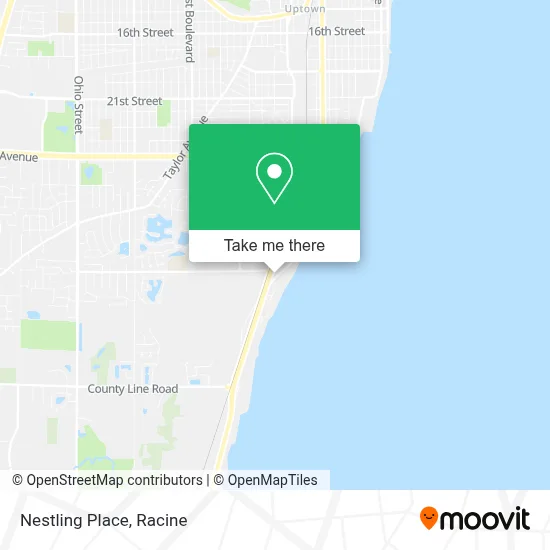 Nestling Place map