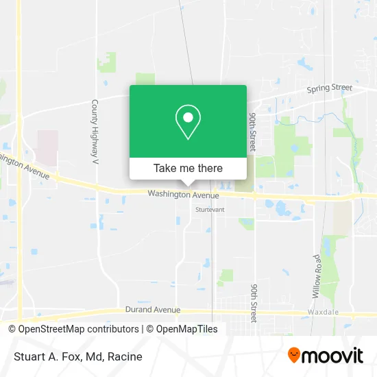 Stuart A. Fox, Md map