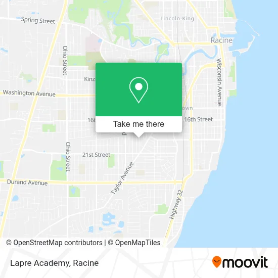 Lapre Academy map