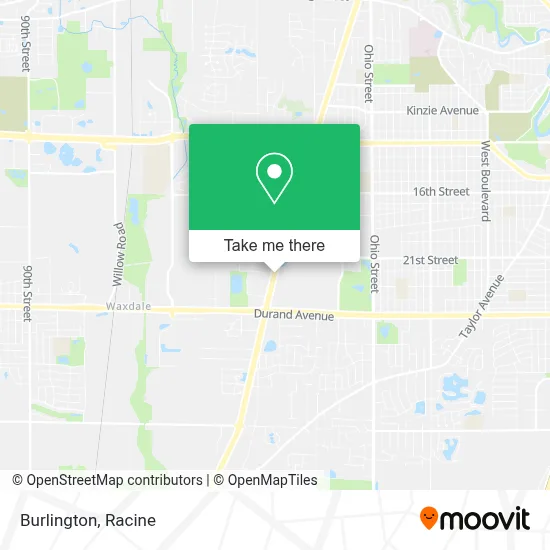 Burlington map
