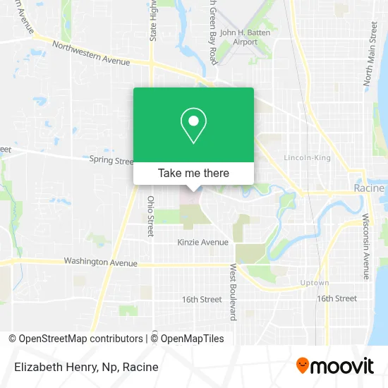 Elizabeth Henry, Np map