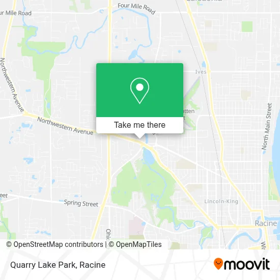 Quarry Lake Park map
