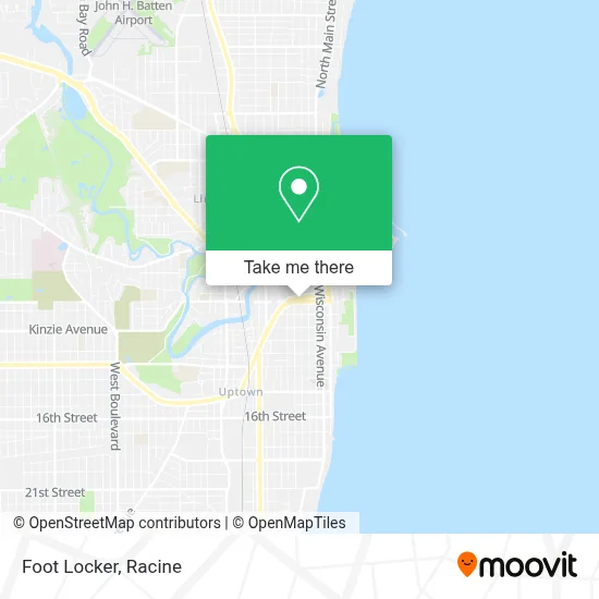Foot Locker map