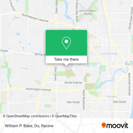 William P. Bake, Do map