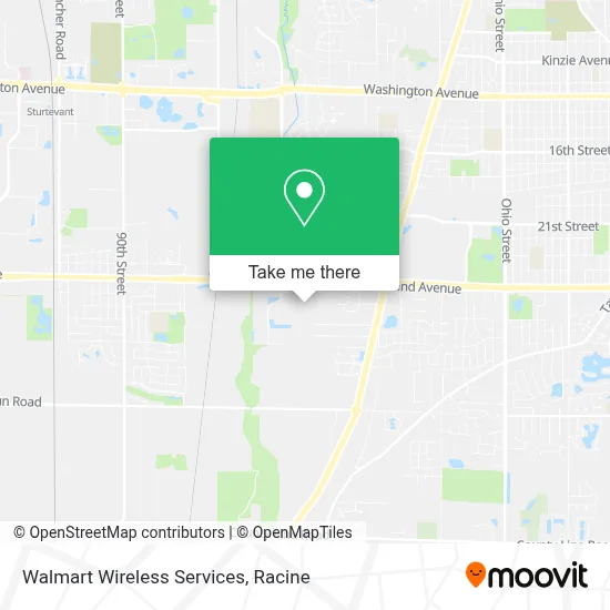 Walmart Wireless Services map