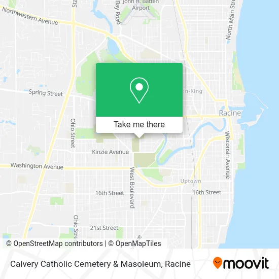 Calvery Catholic Cemetery & Masoleum map