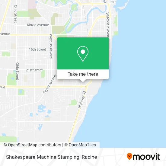 Shakespeare Machine Stamping map