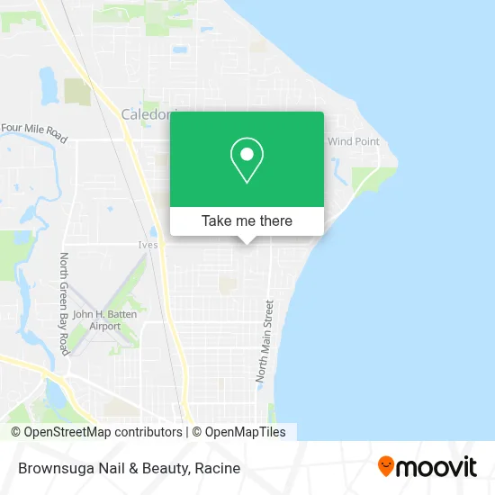 Brownsuga Nail & Beauty map