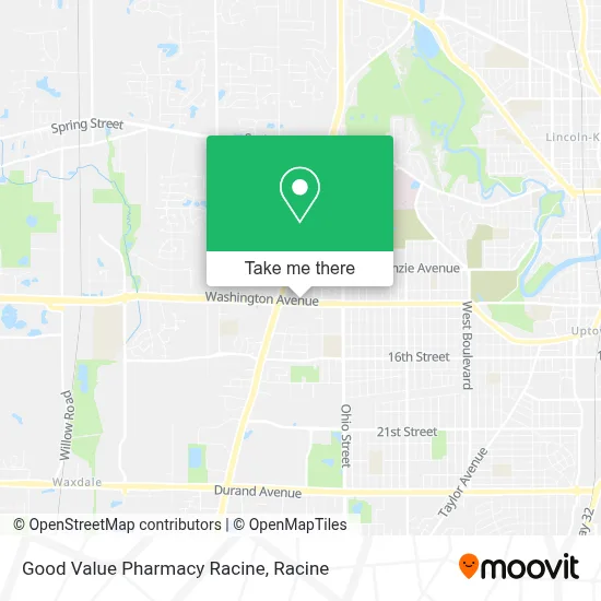 Good Value Pharmacy Racine map