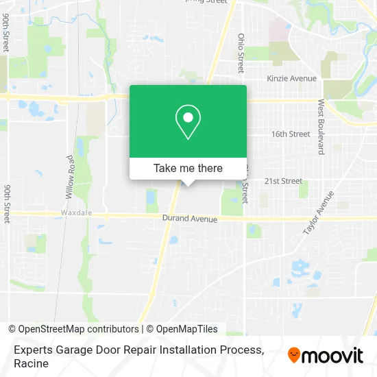 Experts Garage Door Repair Installation Process map