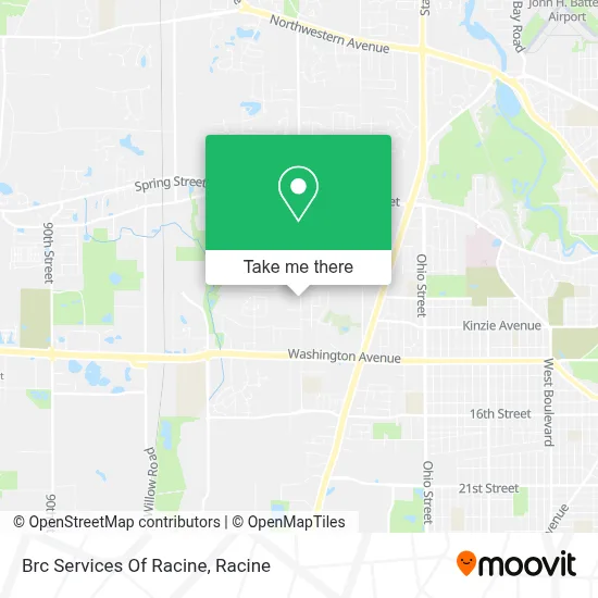 Brc Services Of Racine map