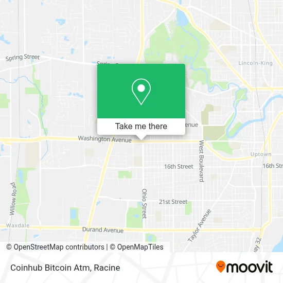Coinhub Bitcoin Atm map
