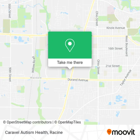 Caravel Autism Health map