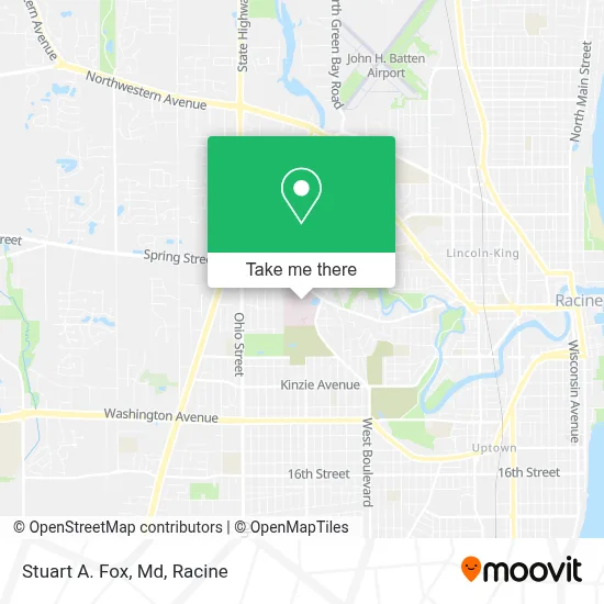 Stuart A. Fox, Md map