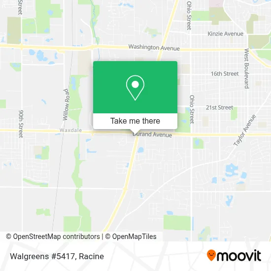 Walgreens #5417 map