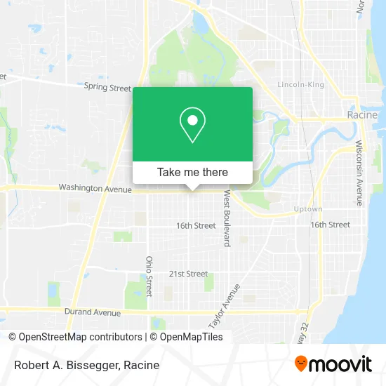Robert A. Bissegger map
