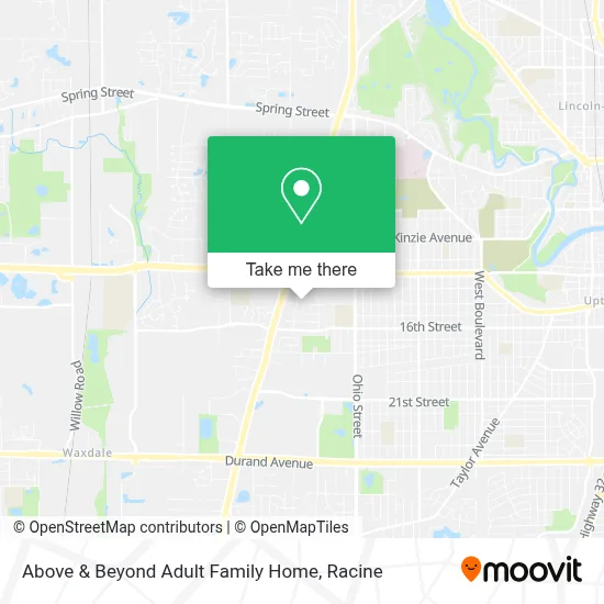 Above & Beyond Adult Family Home map