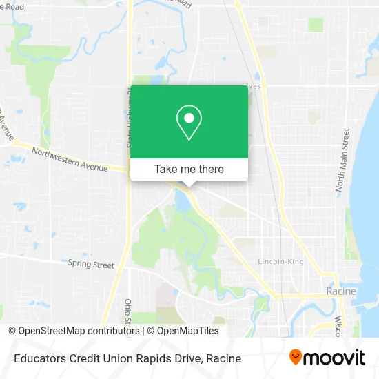 Educators Credit Union Rapids Drive map