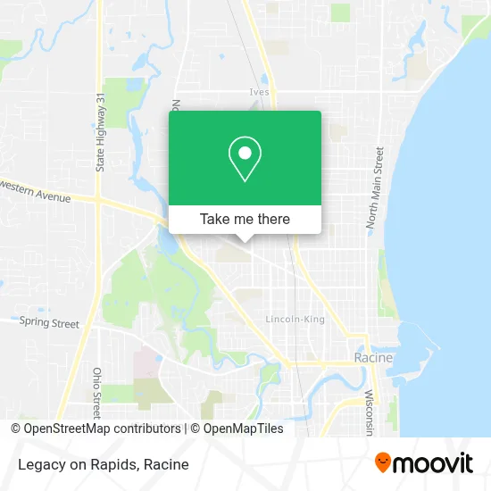 Legacy on Rapids map