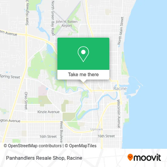 Panhandlers Resale Shop map