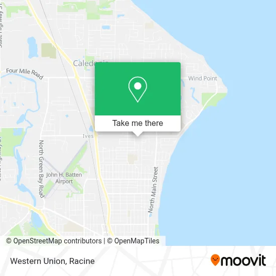Western Union map
