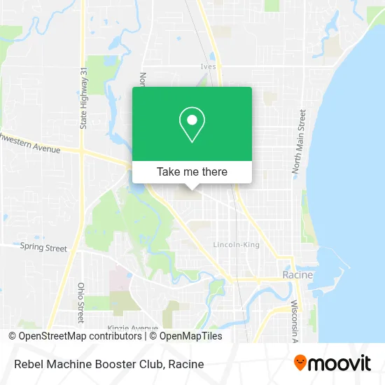 Rebel Machine Booster Club map