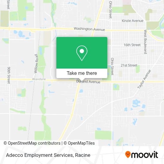 Adecco Employment Services map