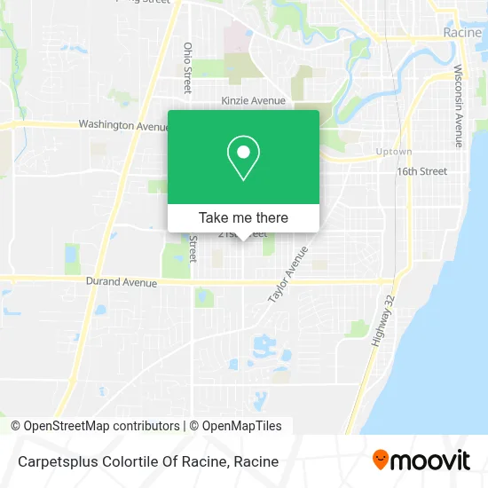 Carpetsplus Colortile Of Racine map