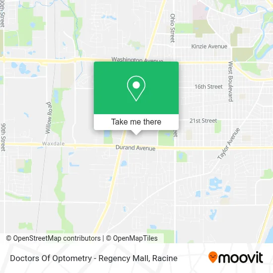 Doctors Of Optometry - Regency Mall map